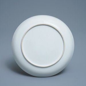 A fine Chinese famille rose eggshell plate with a scholar, Yongzheng — 照片 2