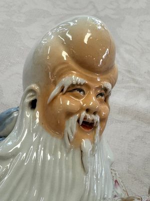 A fine Chinese famille rose figure of Shoulao, China mark, Guangxu/Republic — 照片 7