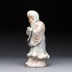 A fine Chinese famille rose figure of Shoulao, China mark, Guangxu/Republic — 照片 3
