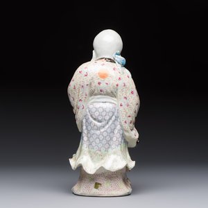 A fine Chinese famille rose figure of Shoulao, China mark, Guangxu/Republic — 照片 4