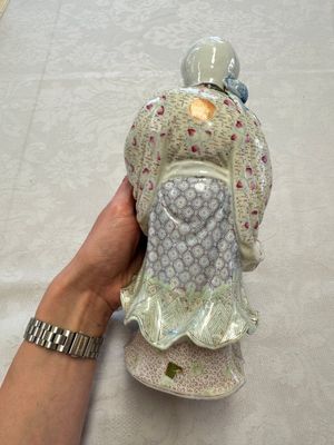 A fine Chinese famille rose figure of Shoulao — photo 3