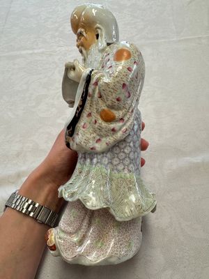 A fine Chinese famille rose figure of Shoulao — photo 4