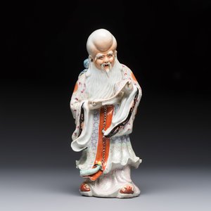 A fine Chinese famille rose figure of Shoulao — photo 2