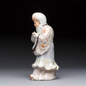 A fine Chinese famille rose figure of Shoulao — photo 3