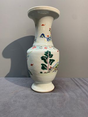 A fine Chinese famille rose 'magu' vase, Yongzheng — photo 3