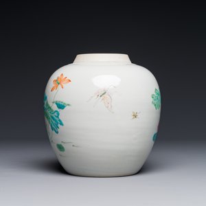 A fine Chinese famille rose 'mandarin duck and lotus' ginger jar, Yongzheng — photo 2