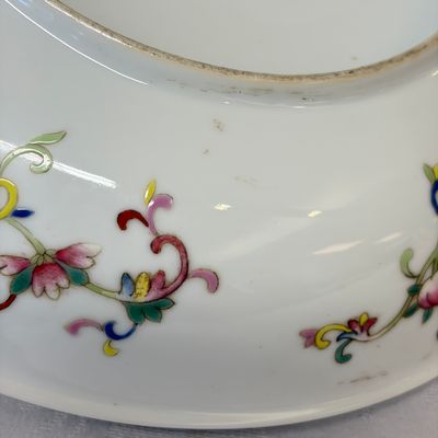 A fine Chinese famille rose 'Pair of Birds among Flowering Branches' plate — 照片 10