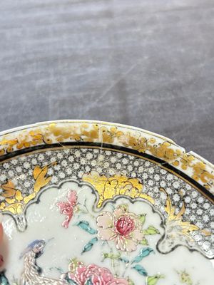 A fine Chinese famille rose 'pheasant' saucer, Yongzheng — 照片 3