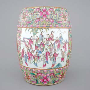 A fine Chinese famille rose porcelain garden seat, 19th C. — photo 2