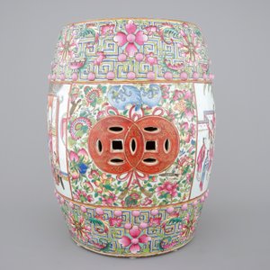 A fine Chinese famille rose porcelain garden seat, 19th C. — photo 3
