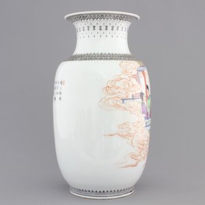 A fine Chinese famille rose porcelain vase, 20th C. — foto 2