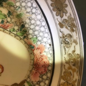 A fine Chinese famille rose 'rooster' eggshell cup and saucer, Yongzheng — photo 14