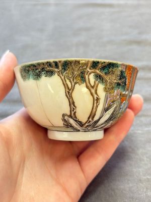 A fine Chinese famille rose 'San Niang Jiao Zi 三娘教子' cup, Yongzheng — photo 4