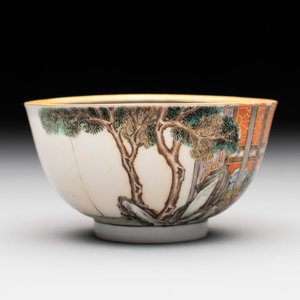 A fine Chinese famille rose 'San Niang Jiao Zi 三娘教子' cup, Yongzheng — photo 2