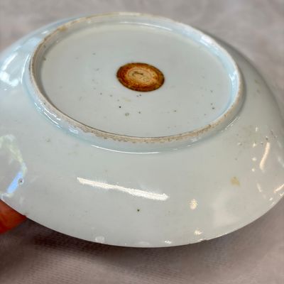 A fine Chinese famille rose 'San Niang Jiao Zi 三娘教子' tea bowl and saucer — 照片 14