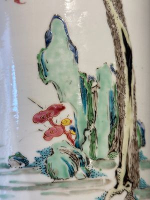 A fine Chinese famille rose 'Sanxing' vase, Yongzheng — foto 14