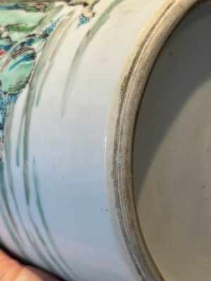 A fine Chinese famille rose 'Sanxing' vase, Yongzheng — foto 16