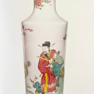 A fine Chinese famille rose 'Sanxing' vase, Yongzheng — foto 12