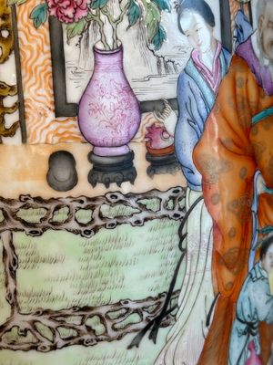 A fine Chinese famille rose 'shouxing' vase, Qianlong mark, Republic — photo 12
