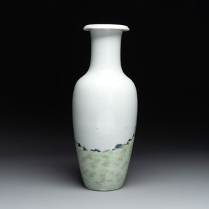 A fine Chinese famille rose 'shouxing' vase, Qianlong mark, Republic — photo 3
