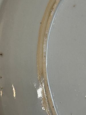 A fine Chinese famille rose 'The judgement of Paris' plate, Qianlong — photo 9