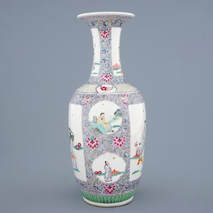 A fine Chinese famille rose vase, 19th C. — photo 2