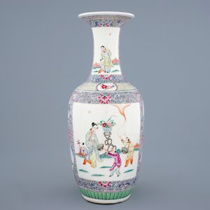 A fine Chinese famille rose vase, 19th C. — photo 3