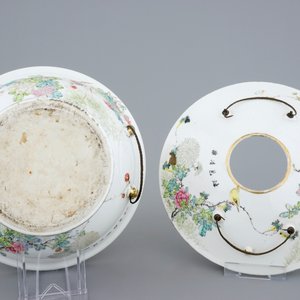 A fine Chinese famille rose warming bowl and cover, 19/20th C. — 照片 7