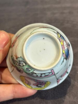 A fine Chinese famille rose 'Xi Xiang Ji' cup and saucer, Yongzheng — photo 8