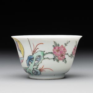 A fine Chinese famille rose 'Xi Xiang Ji' cup and saucer, Yongzheng — photo 6