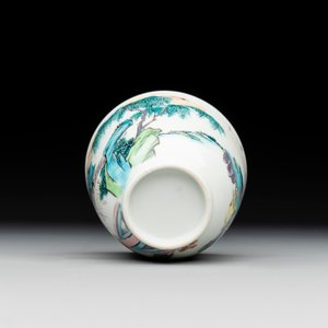 A fine Chinese famille rose 'Xi Xiang Ji' cup, Yongzheng — photo 6
