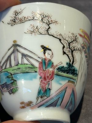 A fine Chinese famille rose 'Xi Xiang Ji' cup, Yongzheng — 照片 12