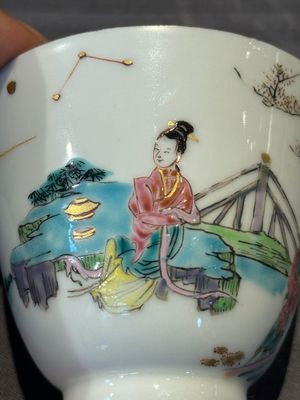 A fine Chinese famille rose 'Xi Xiang Ji' cup, Yongzheng — 照片 13