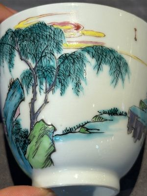 A fine Chinese famille rose 'Xi Xiang Ji' cup, Yongzheng — 照片 14