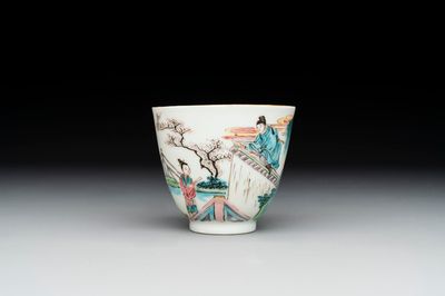 A fine Chinese famille rose 'Xi Xiang Ji' cup, Yongzheng