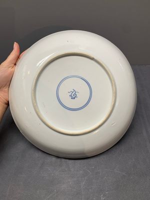 A fine Chinese famille verte 'court ladies' dish, Kangxi — photo 12