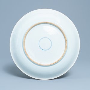 A fine Chinese famille verte 'flower basket' dish, Kangxi — 照片 2
