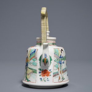 A fine Chinese famille verte teapot and cover, Kangxi — 照片 2