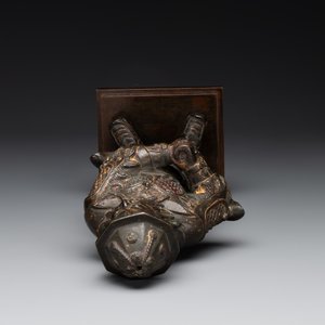 A fine Chinese gilt bronze figure of Zhou Cang 周倉, Ming — foto 7