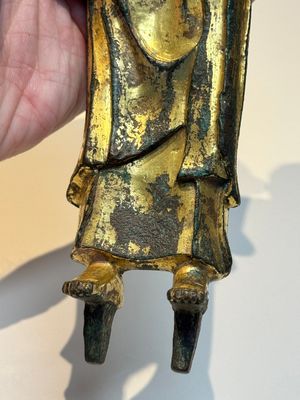 A fine Chinese gilt-bronze standing Buddha, Dali Kingdom, Yunnan, 11/12th C. — photo 11