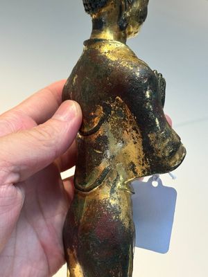 A fine Chinese gilt-bronze standing Buddha, Dali Kingdom, Yunnan, 11/12th C. — photo 13