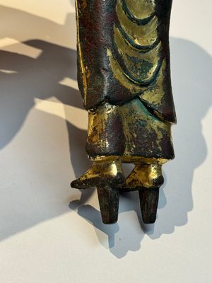 A fine Chinese gilt-bronze standing Buddha, Dali Kingdom, Yunnan, 11/12th C. — photo 16