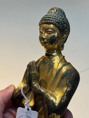 A fine Chinese gilt-bronze standing Buddha, Dali Kingdom, Yunnan, 11/12th C. — photo 6