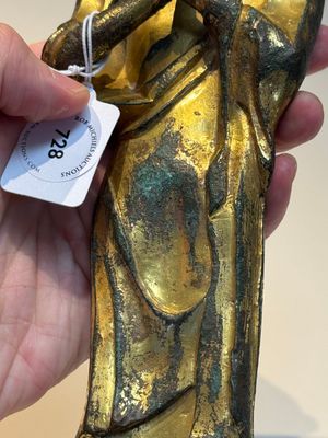 A fine Chinese gilt-bronze standing Buddha, Dali Kingdom, Yunnan, 11/12th C. — photo 10
