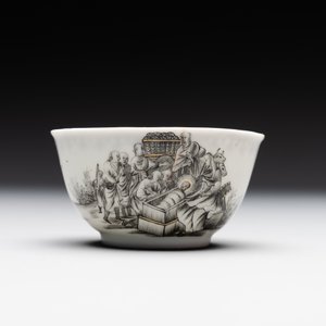 A fine Chinese grisaille 'Adoration of the Shepherds' cup, Qianlong, ca. 1745 — foto 2