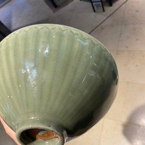 A fine Chinese Longquan celadon 'lotus' bowl, Yuan/Ming — 照片 10