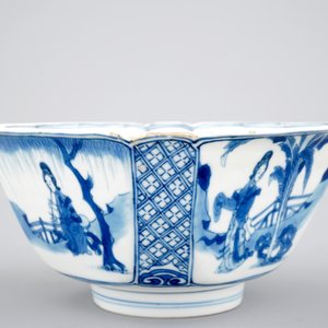 A fine Chinese porcelain blue and white square bowl, Kangxi, ca. 1700 — photo 6