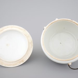 A fine Chinese Qianjiang food bow with cover, depicting Shou Lao and a stork, 19/20th C. — photo 6