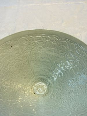 A fine Chinese qingbai conical bowl with incised floral design, Song — 照片 11