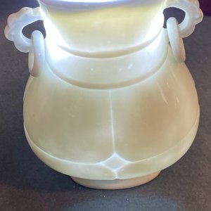 A fine Chinese translucent semi-eggshell white-glazed 'hu' vase, Yongzheng mark and of the period — photo 17